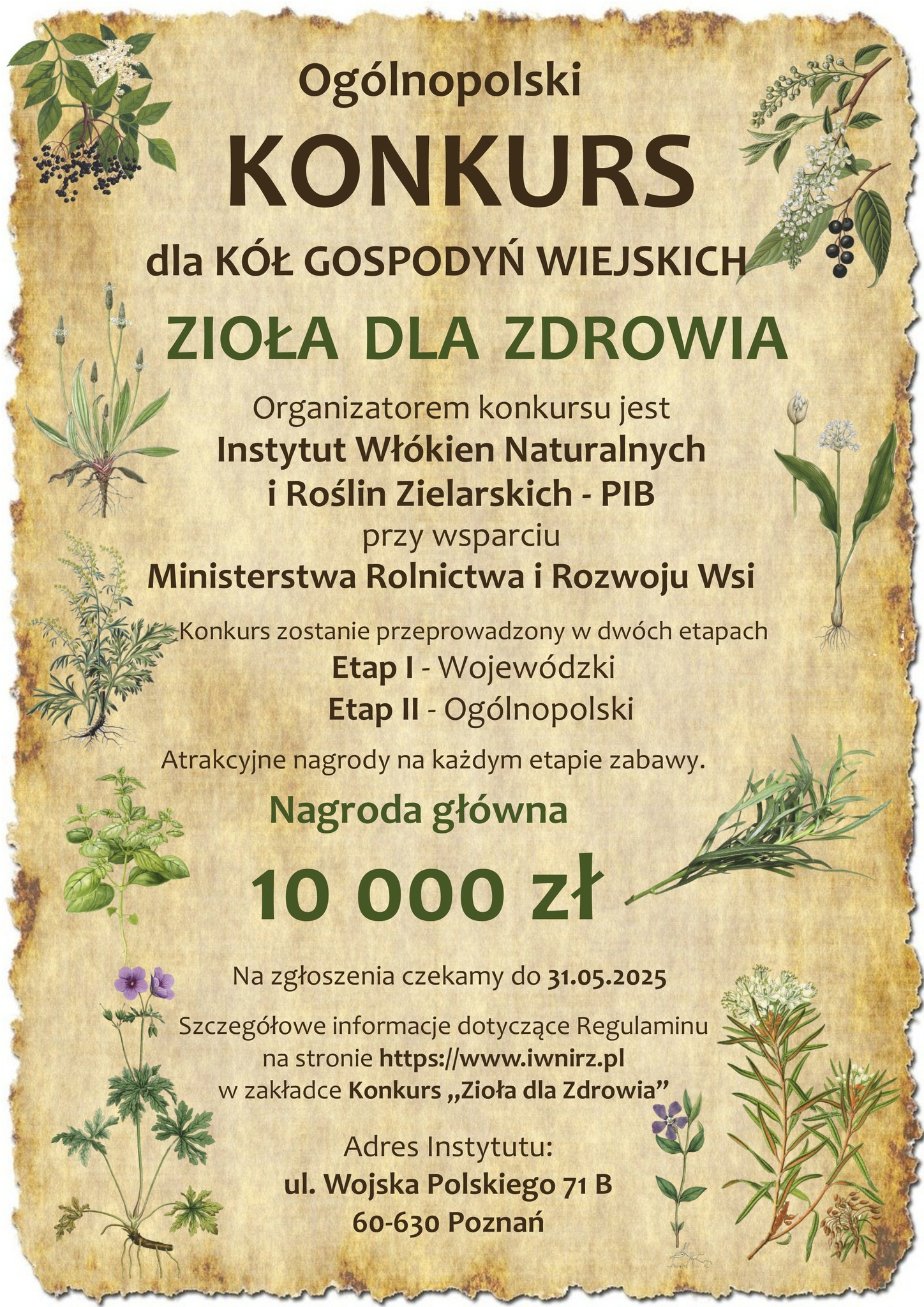 konkurs ziola